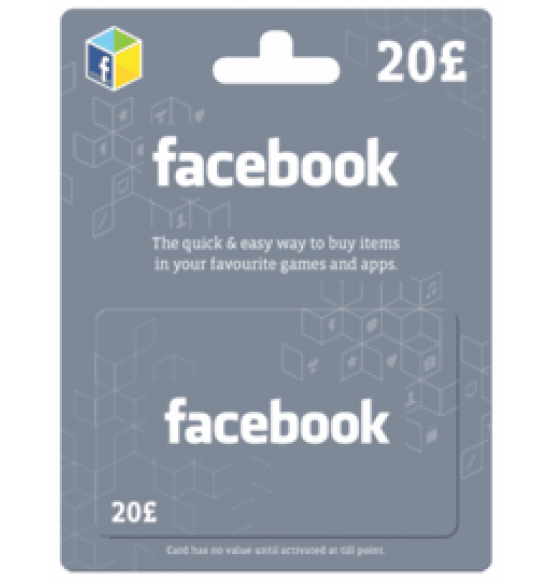 Facebook Gift Card - £20